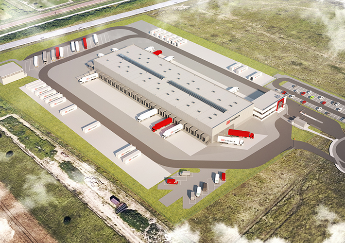 Foto DB Schenker construye una terminal de última generación en el sureste de Polonia.